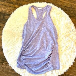 Small Purple Maternity Tank